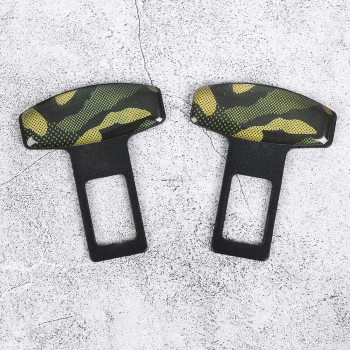 Набор заглушек для ремня безопасности "Камуфляж", 2 шт.