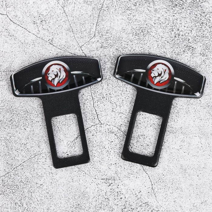 Набор заглушек для ремня безопасности "Лев", 2 шт.