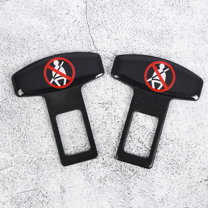 Набор заглушек для ремня безопасности "Непристегнутый", 2 шт.