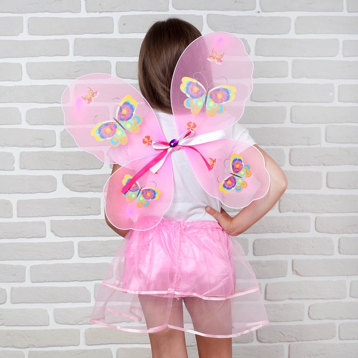 Карнавальный набор "Бабочка" 2 предмета: юбка и крылья