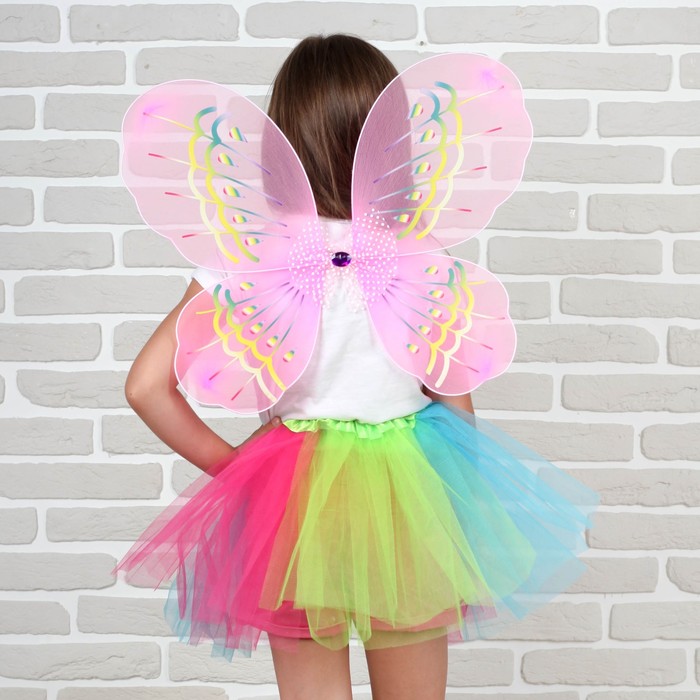 Карнавальный набор "Бабочка" 2 предмета: юбка и крылья