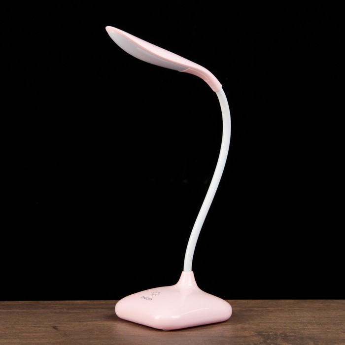 Лампа настольная сенсор LEDx10 3 режима USB АКБ "Лепесток" МИКС 43х10х10 см