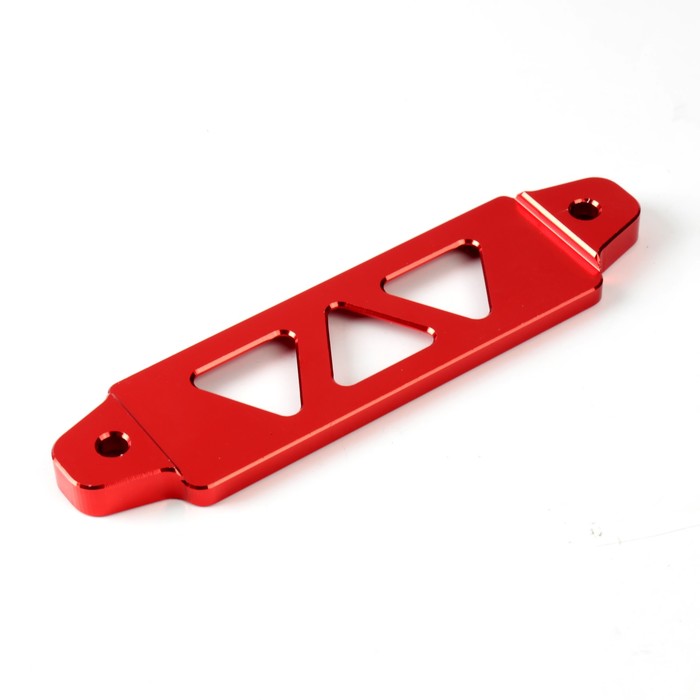 Верхняя планка крепления АКБ, металл, длина 17 см, красный