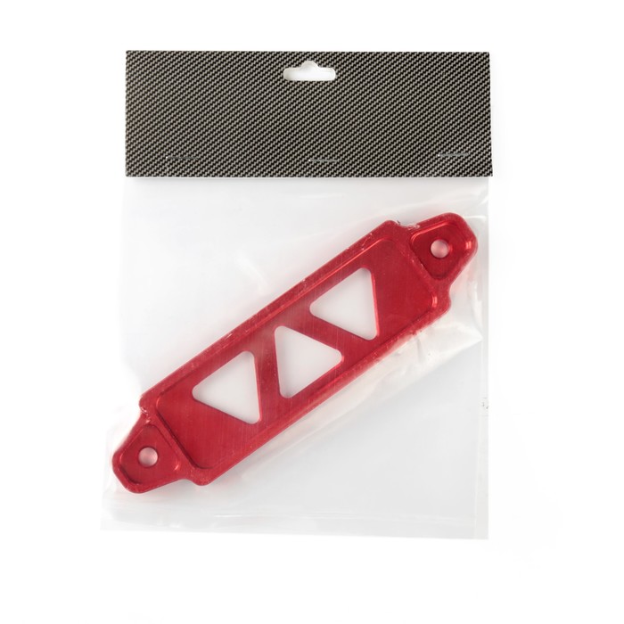 Верхняя планка крепления АКБ, металл, длина 17 см, красный