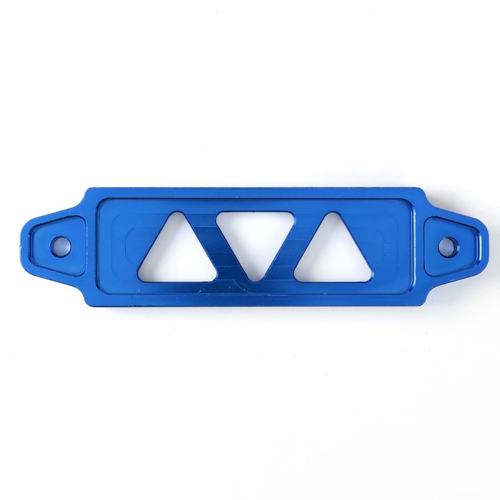 Верхняя планка крепления АКБ, металл, длина 17 см, синий