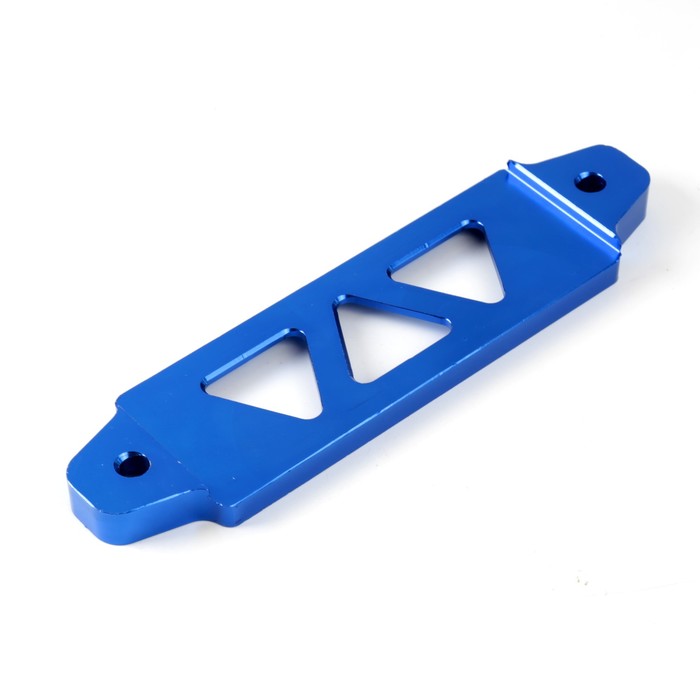Верхняя планка крепления АКБ, металл, длина 17 см, синий