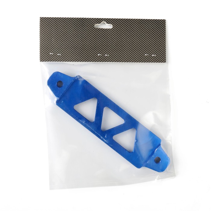 Верхняя планка крепления АКБ, металл, длина 17 см, синий