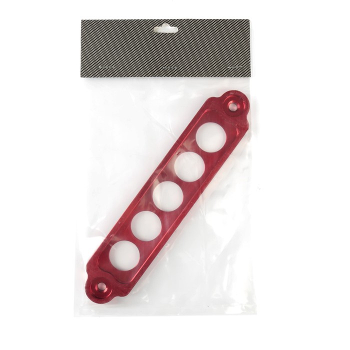 Верхняя планка крепления АКБ, металл, длина 22 см, красный