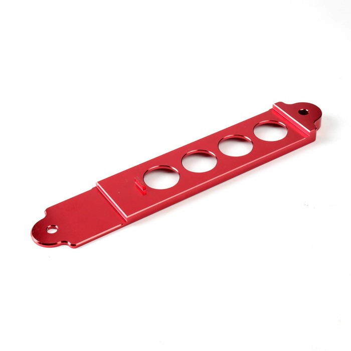 Верхняя планка крепления АКБ, металл, длина 24 см, красный