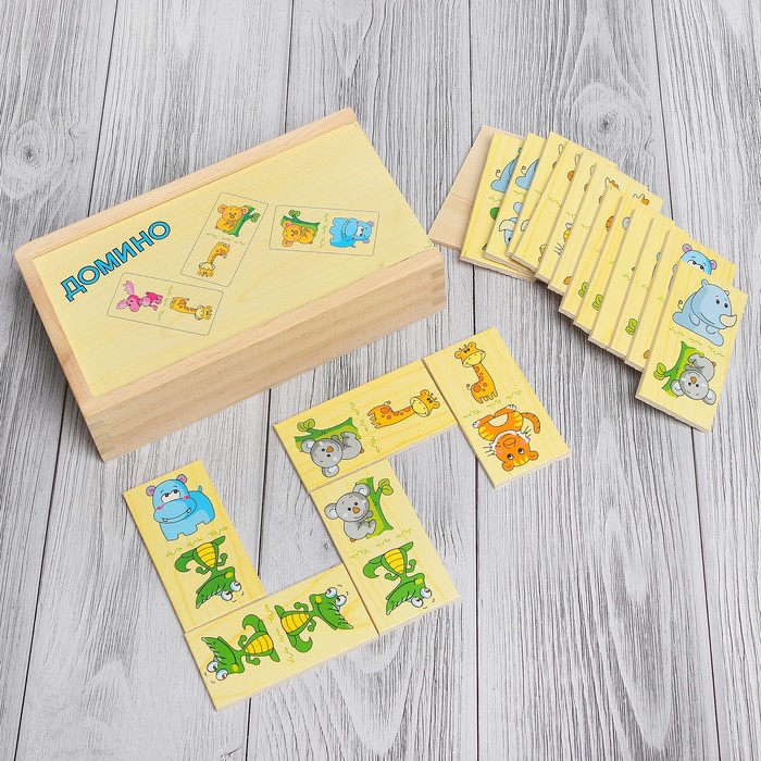 Домино "Смешные зверята"