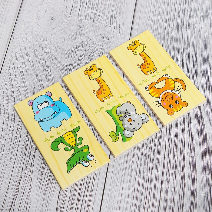 Домино "Смешные зверята"