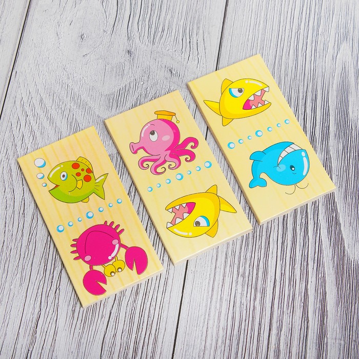 Домино "Морские обитатели"