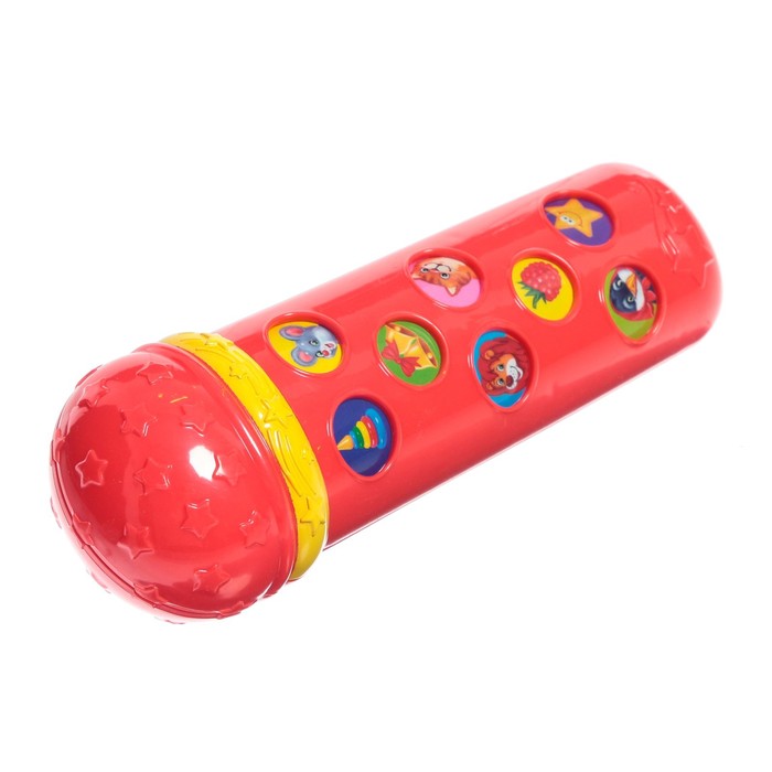 Музыкальная игрушка «Микрофон: Я пою», 16 песенок, цвет красный