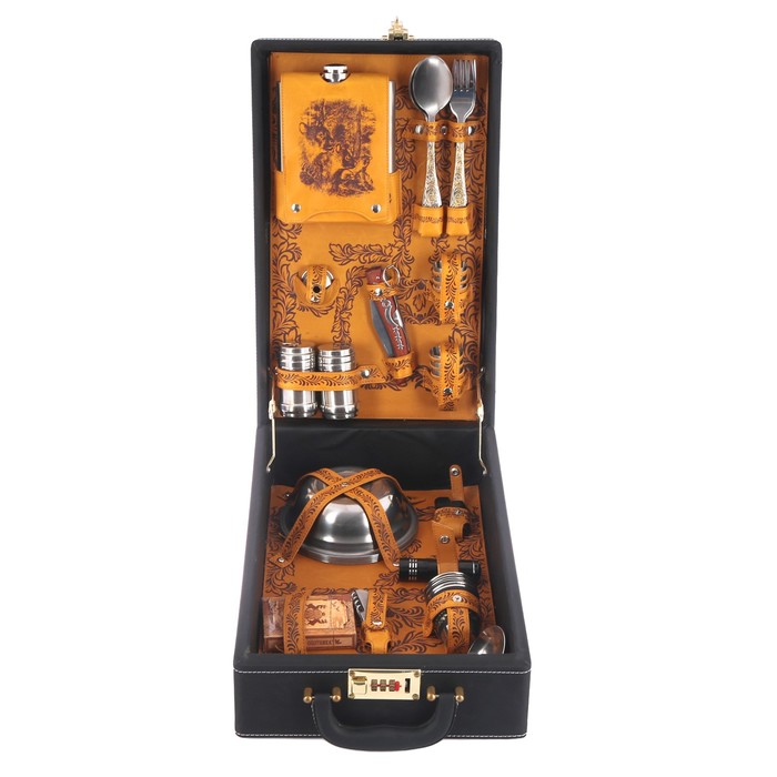 Набор в чемодане"Медведь"УЦЕНКА (слабое крепление)