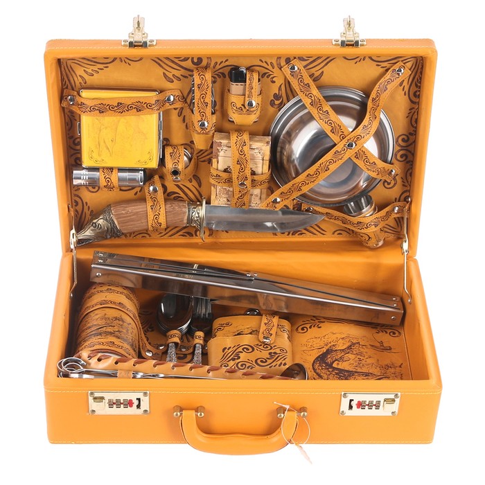 Набор в чемодане"Рыбалка.Щука"УЦЕНКА (слабое крепление)