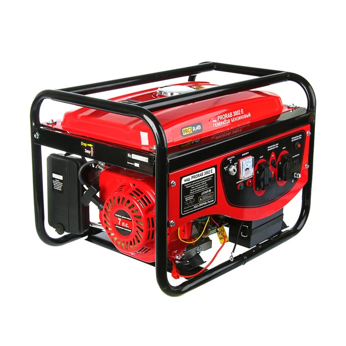 Генератор PRORAB 3002 E, 2.8/3 кВт, электр и ручной стартер, 15 л, 220 В УЦЕНКА