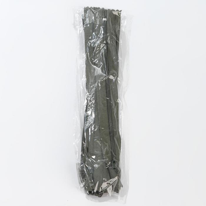 Молния "Спираль" №3, неразъёмная, 20см, цвет хаки