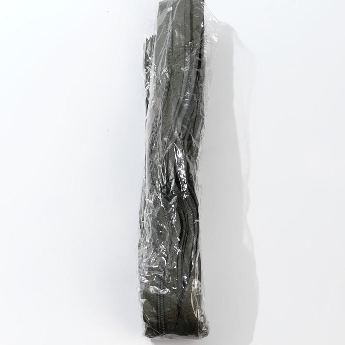 Молния "Спираль" №4, неразъёмная, 60см, цвет хаки