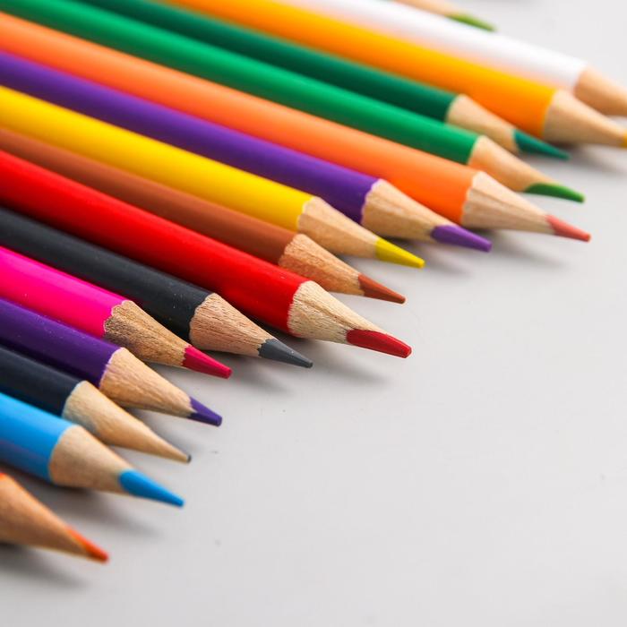 Карандаши цветные 17 цветов СМЕШАРИКИ "Крош, Ежик и Нюша"