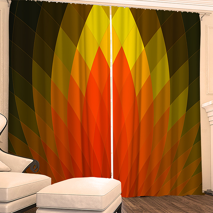 Фотошторы "Мираж" 145х260 см 2шт, габардин 160гр/м2, пэ100%