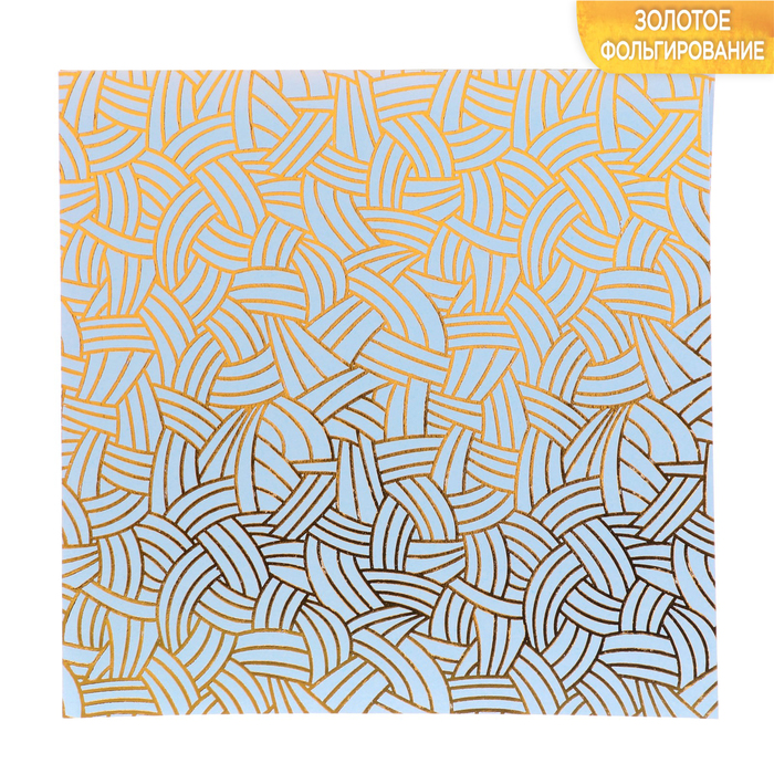 Бумага для скрапбукинга с фольгированием »Полет фантазии», 10 листов 15,5 × 15,5 см, 180 г/м