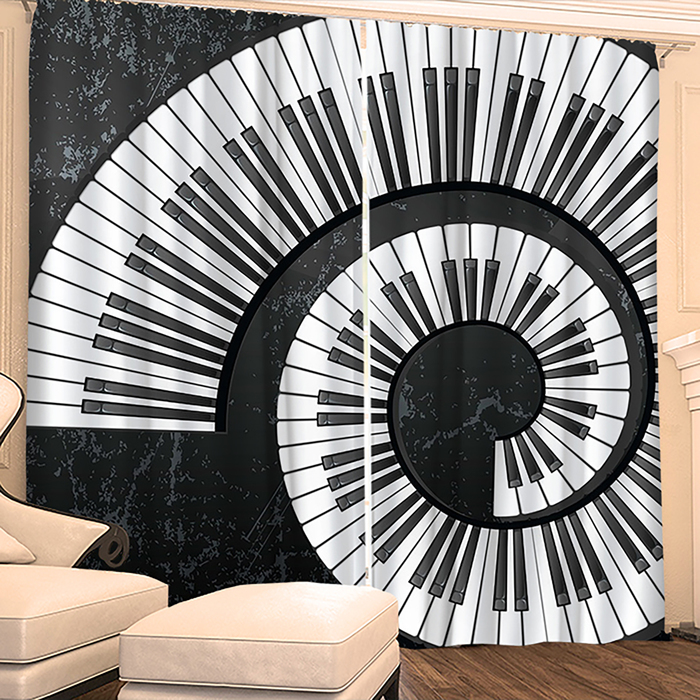 Фотошторы "Роялити" 145х260 см 2шт, габардин 160гр/м2, пэ100%