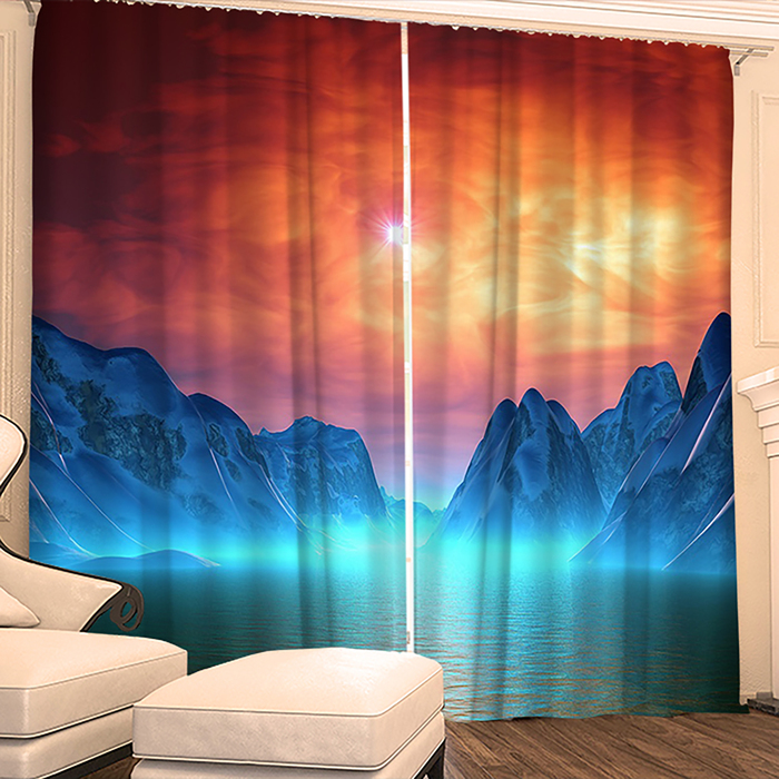 Фотошторы "Сказочный Вид" 145х260 см 2шт, габардин 160гр/м2, пэ100%