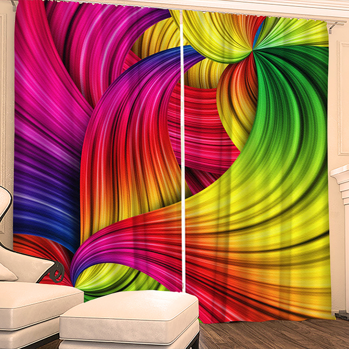 Фотошторы "Игра Красок" 145х260 см 2шт, габардин 160гр/м2, пэ100%