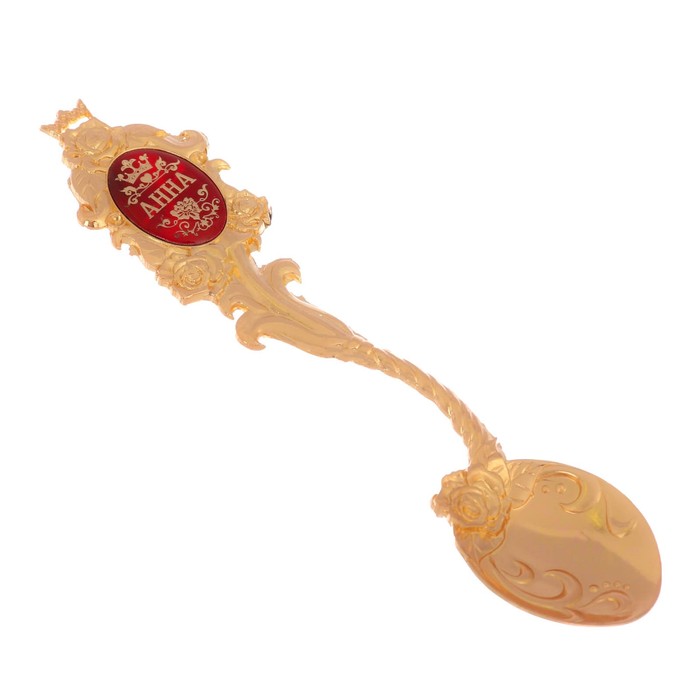 Ложка именная со вставкой "Анна"