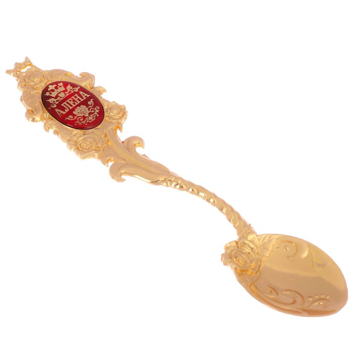Ложка именная со вставкой "Алёна"