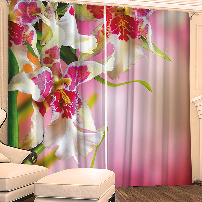 Фотошторы "Яркие Эмоции" 145х260 см 2шт, габардин 160гр/м2, пэ100%