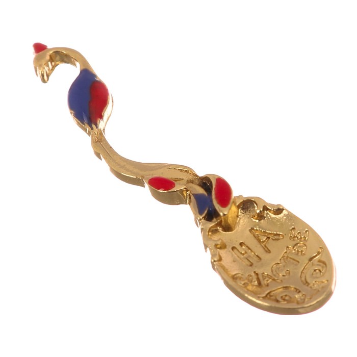 Ложка-загребушка с заливкой "Жар-птица исполнения желаний"