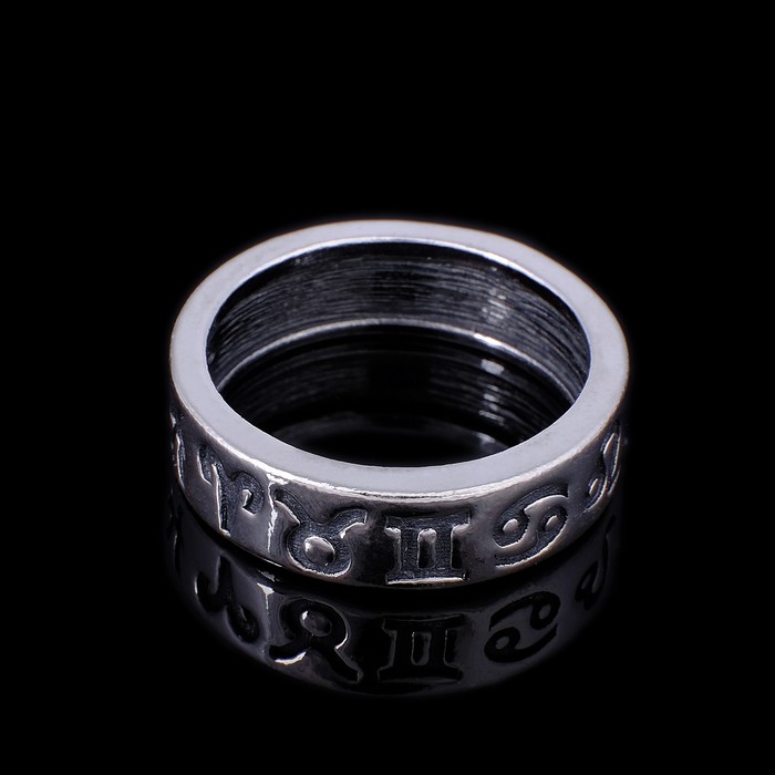 Кольцо "Бредис", размер 19, цвет чернёное серебро