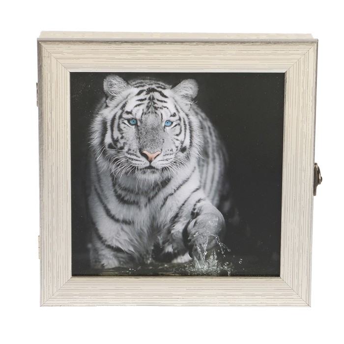 Ключница пластик "Тигр" 23х23 см