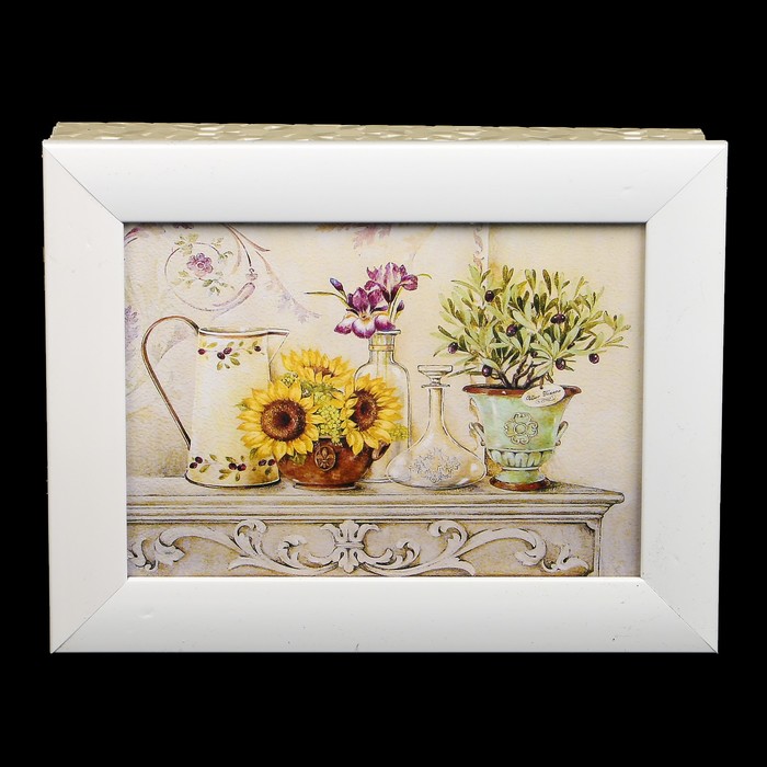 Ключница пластик "Подсолнухи" 18х23 см