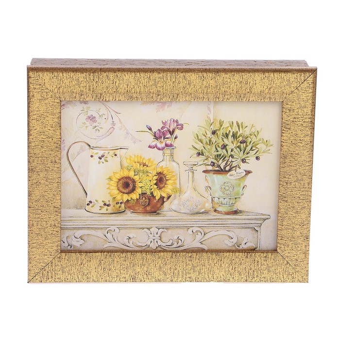 Ключница пластик "Подсолнухи" 18х23 см