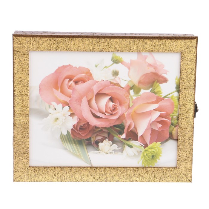 Ключница пластик "Розовые розы" 25х30 см