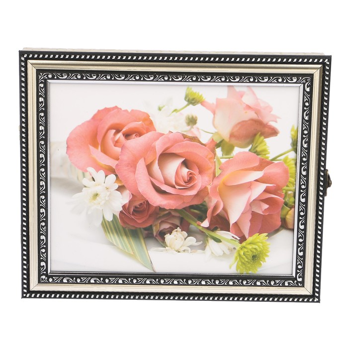 Ключница пластик "Букет роз" 25х30 см