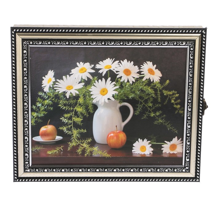 Ключница пластик "Ромашки" 25х30 см