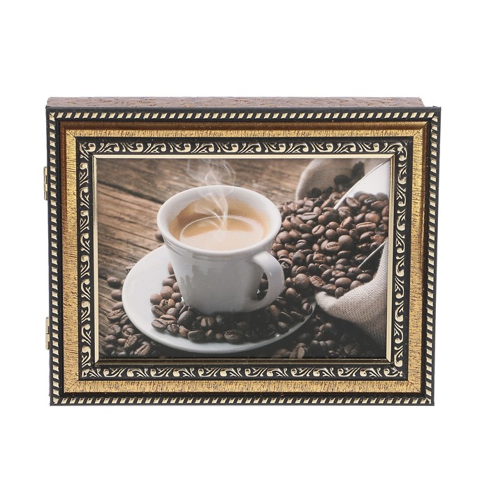 Ключница пластик "Аромат кофе" 18х23 см