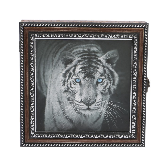 Ключница пластик "Тигр" 23х23 см