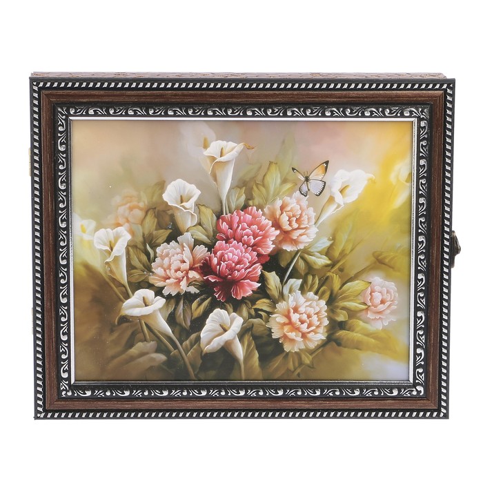 Ключница пластик "Букет" 25х30 см