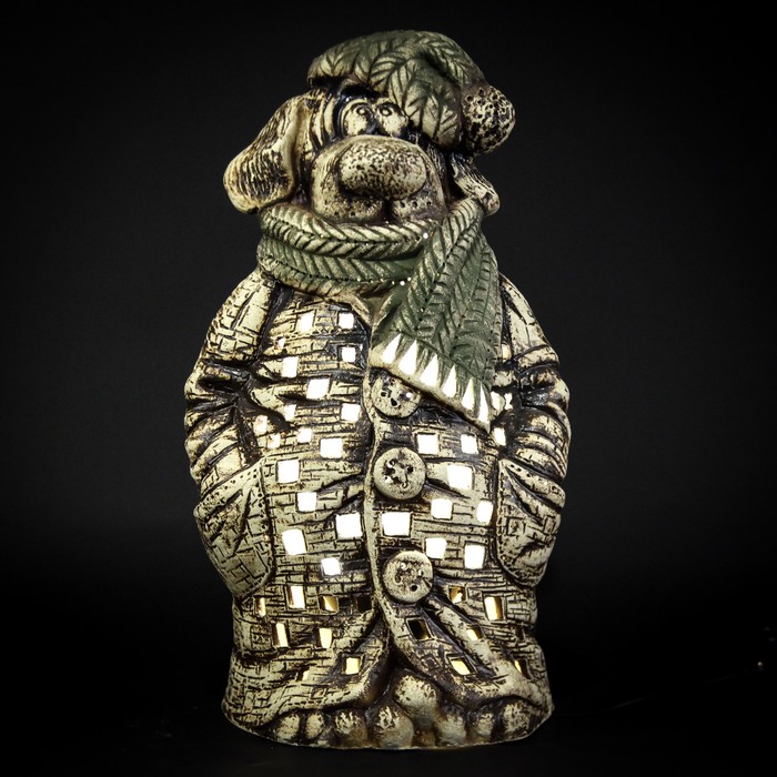 Садовый светильник "Собака"