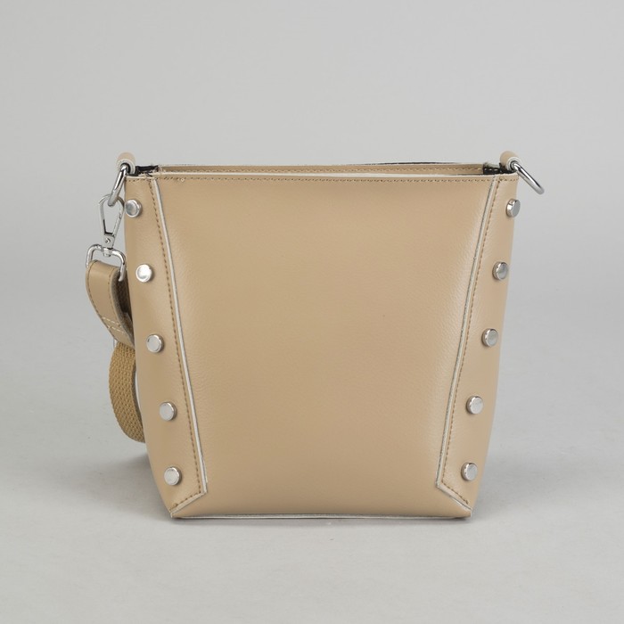 Сумка женская, отдел с перегородкой на молнии, длинный ремень, цвет хаки