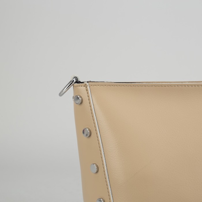 Сумка женская, отдел с перегородкой на молнии, длинный ремень, цвет хаки