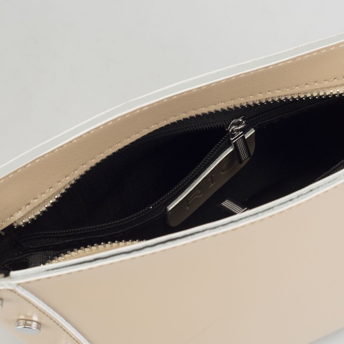 Сумка женская, отдел с перегородкой на молнии, длинный ремень, цвет хаки