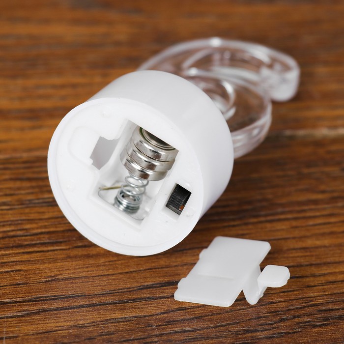 Свеча светодиодная "Цифра 6", цвета МИКС