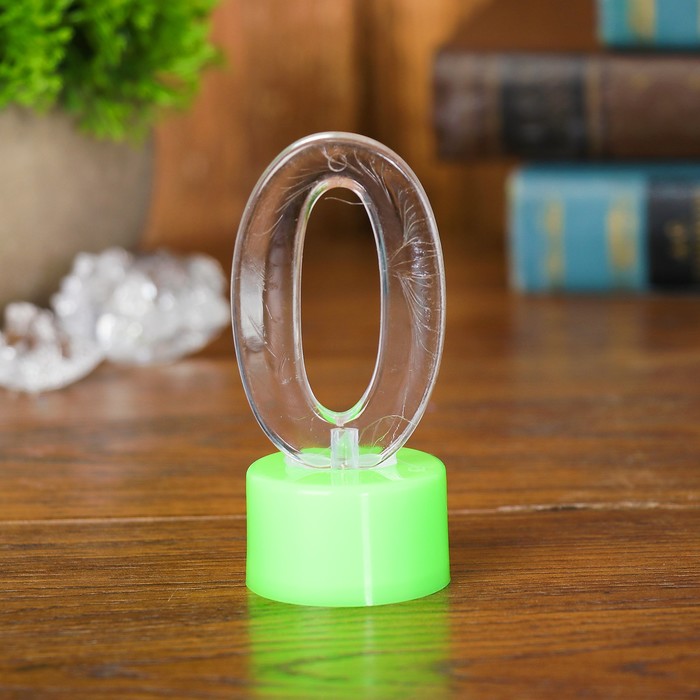 Свеча светодиодная "Цифра 0", цвета МИКС