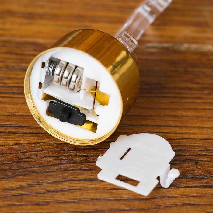 Свеча светодиодная "Цифра 1", цвет золото