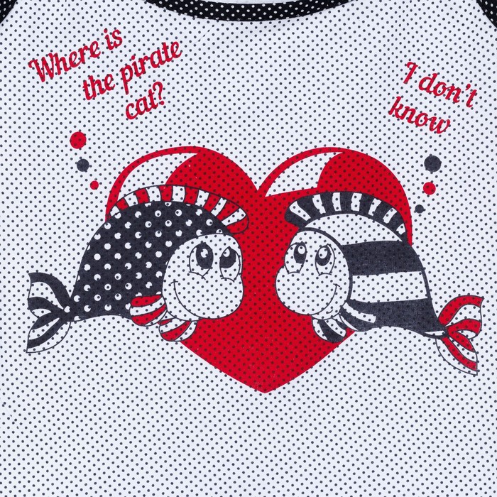 Пижама женская (майка, шорты) "Аква" цвет белый, р-р 52